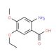 2-amino-5-ethoxy-4-methoxybenzoic acid (CAS 61948-67-2) - chemical structure image