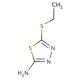 2-Amino-5-(ethylthio)-1,3,4-thiadiazole (CAS 25660-70-2) - chemical structure image