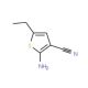2-amino-5-ethylthiophene-3-carbonitrile (CAS 635302-32-8) - chemical structure image