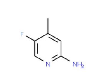 2-Amino-5-fluoro-4-methylpyridine (CAS 301222-66-2) - chemical structure image