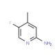 2-Amino-5-fluoro-4-methylpyridine (CAS 301222-66-2) - chemical structure image
