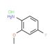 2-Amino-5-fluoroanisole hydrochloride (CAS 178671-97-1) - chemical structure image