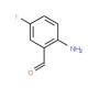 2-Amino-5-fluorobenzaldehyde (CAS 146829-56-3) - chemical structure image