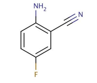 2-Amino-5-fluorobenzonitrile (CAS 61272-77-3) - chemical structure image