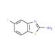 2-Amino-5-fluorobenzothiazole (CAS 20358-07-0) - chemical structure image