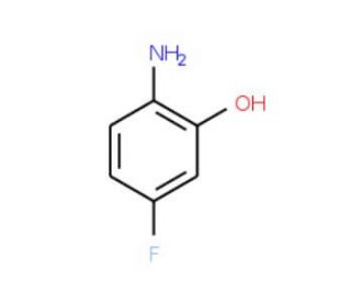 2-Amino-5-fluorophenol (CAS 53981-24-1) - chemical structure image