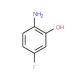 2-Amino-5-fluorophenol (CAS 53981-24-1) - chemical structure image