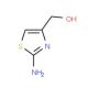 2-Amino-5-hydroxymethylthiazole (CAS 51307-43-8) - chemical structure image