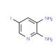 2-Amino-5-iodo-3-pyridinylamine (CAS 426463-01-6) - chemical structure image