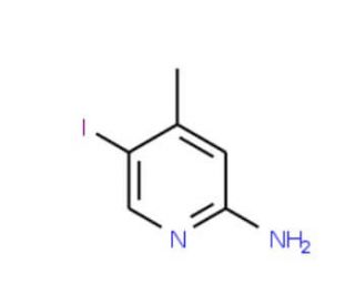 2-Amino-5-iodo-4-methylpyridine (CAS 356561-08-5) - chemical structure image