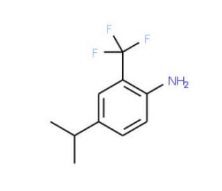 2-Amino-5-isopropylbenzotrifluoride (CAS 87617-29-6) - chemical structure image