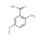 2-Amino-5-methoxybenzamide (CAS 1882-71-9) - chemical structure image