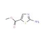 2-Amino-5-(methoxycarbonyl)-1,3-thiazole (CAS 6633-61-0) - chemical structure image