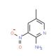 2-Amino-5-methyl-3-nitropyridine (CAS 7598-26-7) - chemical structure image