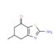2-Amino-5-methyl-4,5,6-trihydrobenzothiazol-7-one - chemical structure image