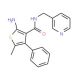 2-Amino-5-methyl-4-phenyl-N-(pyridin-3-ylmethyl)-thiophene-3-carboxamide - chemical structure image