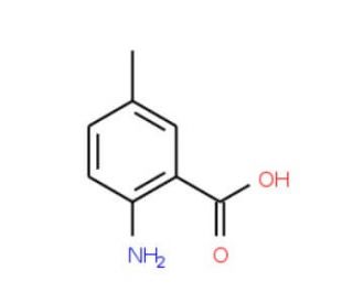 2-Amino-5-methylbenzoic Acid (CAS 2941-78-8) - chemical structure image