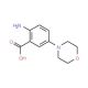 2-amino-5-morpholin-4-ylbenzoic acid (CAS 153437-52-6) - chemical structure image