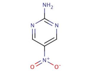 2-Amino-5-nitropyrimidine (CAS 3073-77-6) - chemical structure image