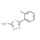 2-Amino-5-(o-tolyl)-1,3,4-thiadiazole (CAS 59565-54-7) - chemical structure image