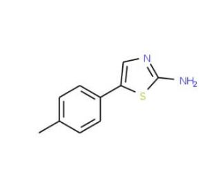 2-Amino-5-(p-tolyl)thiazole (CAS 73040-54-7) - chemical structure image