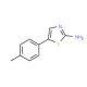 2-Amino-5-(p-tolyl)thiazole (CAS 73040-54-7) - chemical structure image