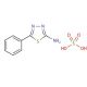 2-Amino-5-phenyl-1,3,4-thiadiazole sulfate salt (CAS 340169-03-1) - chemical structure image
