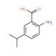 2-amino-5-(propan-2-yl)benzoic acid - chemical structure image