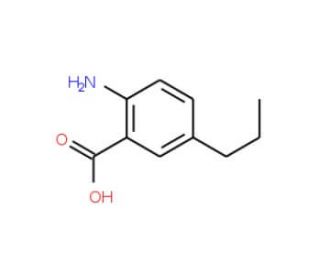 2-amino-5-propylbenzoic acid - chemical structure image