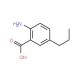 2-amino-5-propylbenzoic acid - chemical structure image