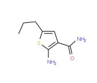 2-Amino-5-propylthiophene-3-carboxamide - chemical structure image