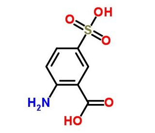 2-Amino-5-sulfobenzoic acid (CAS 3577-63-7) - chemical structure image