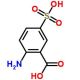2-Amino-5-sulfobenzoic acid (CAS 3577-63-7) - chemical structure image