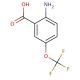 2-Amino-5-(trifluoromethoxy)benzoic acid (CAS 83265-56-9) - chemical structure image