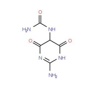 2-Amino-5-ureido-4,6-pyrimidinedione (CAS 21823-25-6) - chemical structure image