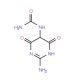 2-Amino-5-ureido-4,6-pyrimidinedione (CAS 21823-25-6) - chemical structure image