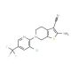 2-Amino-6-[3-chloro-5-(trifluoromethyl)-2-pyridinyl]-4,5,6,7-tetrahydrothieno[2,3-c]pyridine-3-carbo - chemical structure ima