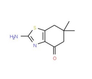 2-Amino-6,6-dimethyl-6,7-dihydro-5H-benzothiazol-4-one - chemical structure image