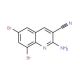 2-Amino-6,8-dibromo-3-quinolinecarbonitrile - chemical structure image