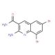 2-Amino-6,8-dibromo-3-quinolinecarboxamide - chemical structure image