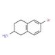 2-Amino-6-bromo-1,2,3,4-tetrahydronaphthalene (CAS 167355-41-1) - chemical structure image