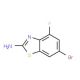 2-Amino-6-bromo-4-fluorobenzothiazole (CAS 383131-45-1) - chemical structure image