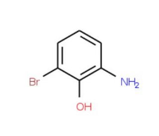 2-Amino-6-bromophenol (CAS 28165-50-6) - chemical structure image