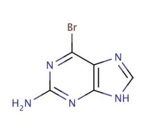 2-Amino-6-bromopurine (CAS 82499-03-4) - chemical structure image