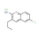 2-Amino-6-chloro-3-propylquinoline hydrochloride (CAS 1171447-48-5) - chemical structure image