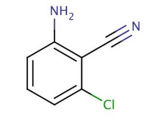 2-Amino-6-chlorobenzonitrile (CAS 6575-11-7) - chemical structure image