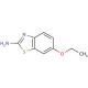 2-Amino-6-ethoxybenzothiazole (CAS 94-45-1) - chemical structure image