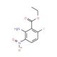 2-Amino-6-fluoro-3-nitrobenzoic acid ethyl Ester (CAS 150368-37-9) - chemical structure image