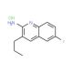 2-Amino-6-fluoro-3-propylquinoline hydrochloride (CAS 1172565-52-4) - chemical structure image