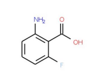 2-Amino-6-fluorobenzoic acid (CAS 434-76-4) - chemical structure image
